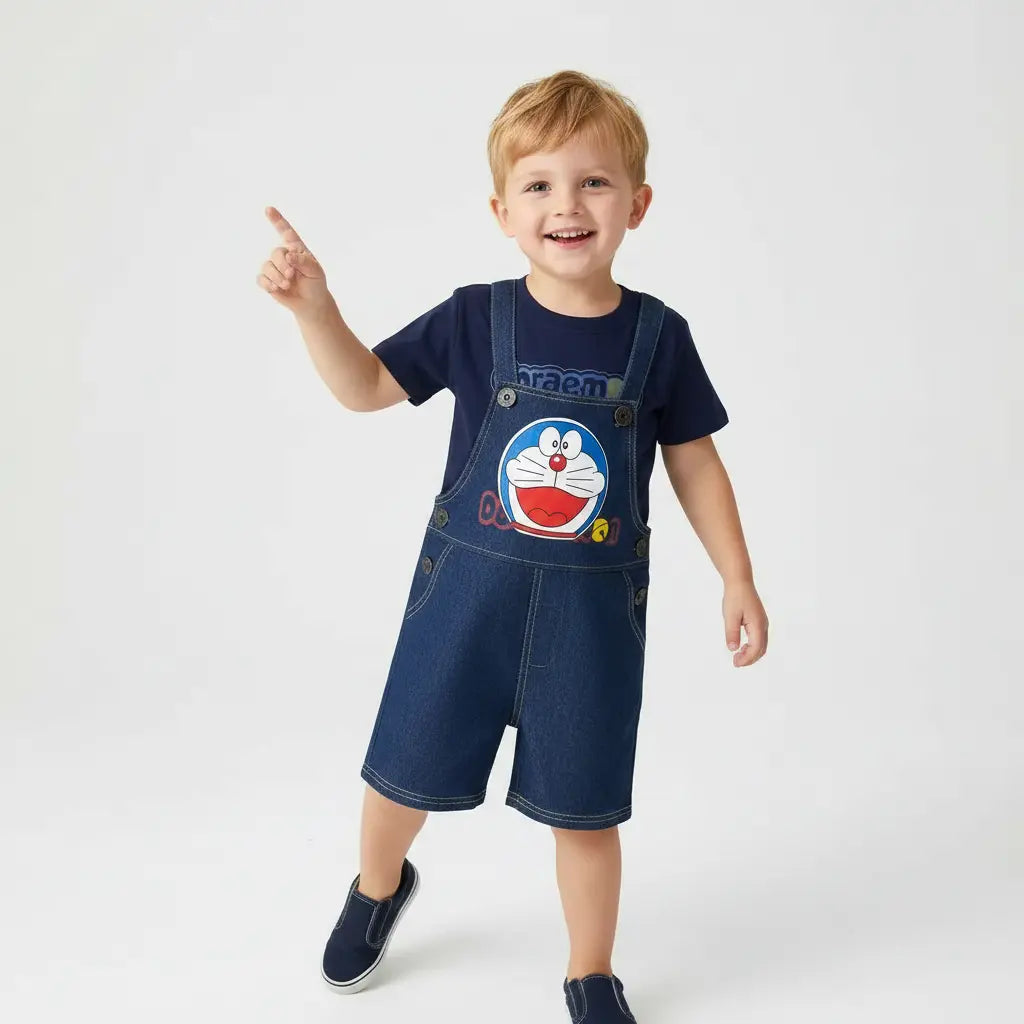 Boys 2-Piece Dungarees Set