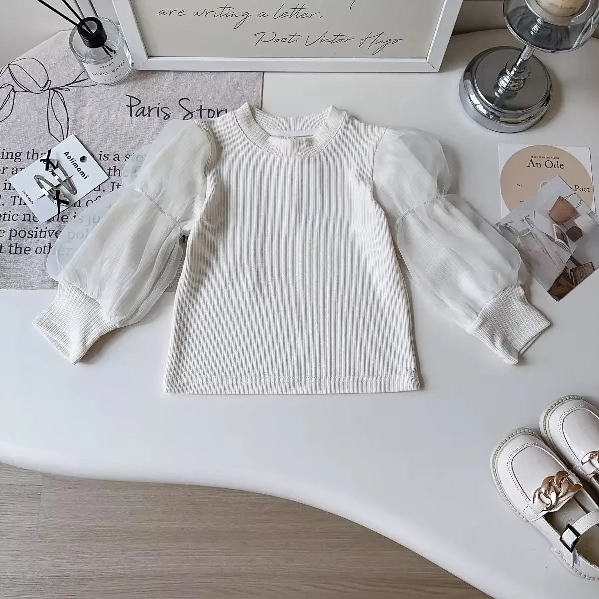 Girls Designer Denim Appliqué Set