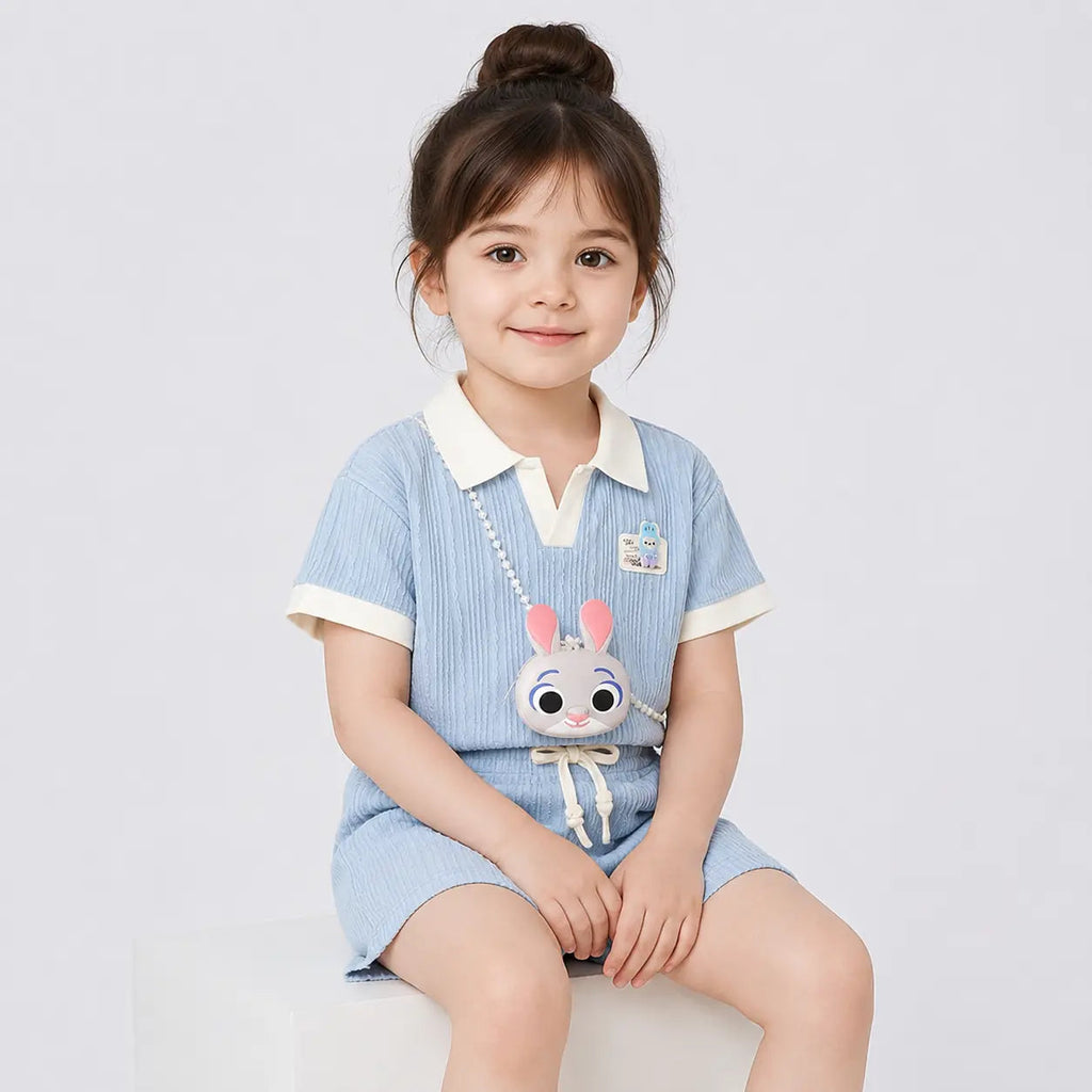 Girls Summer Blue Co-ord Set
