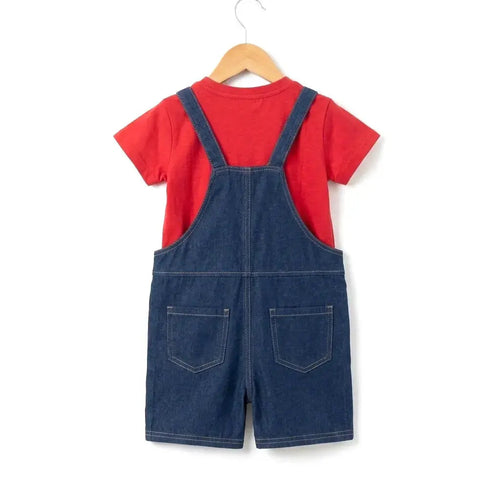 Boys 2-Piece Dungaree Set
