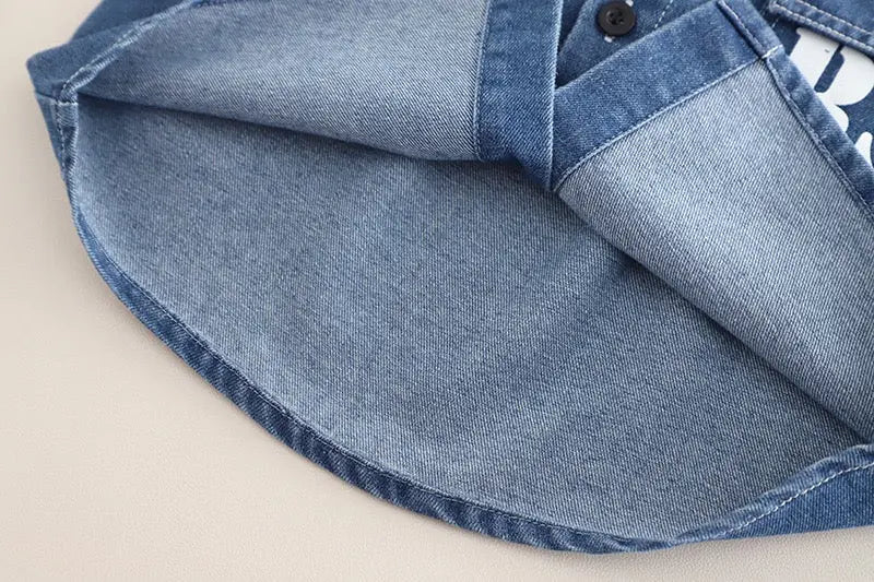 Boys Blue Denim Co-ord Set