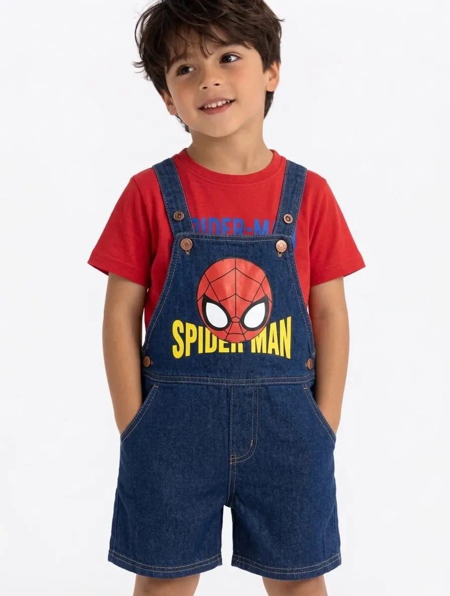 Boys 2-Piece Dungaree Set