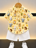 Cute Safari Boys Summer Outfit