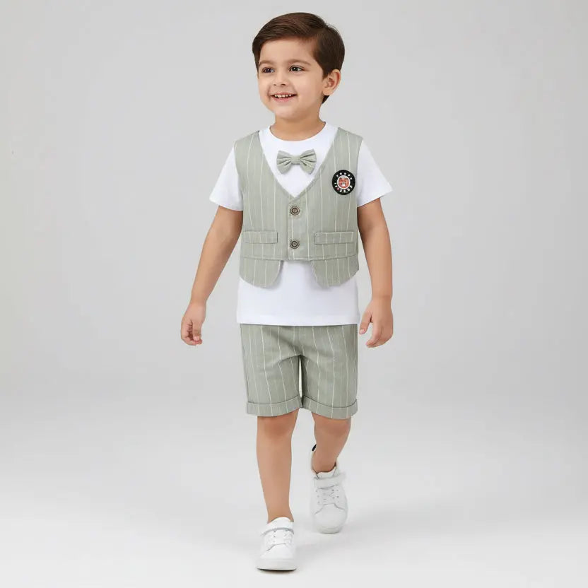 Boys Formal-Casual Vest Co-Ord Set