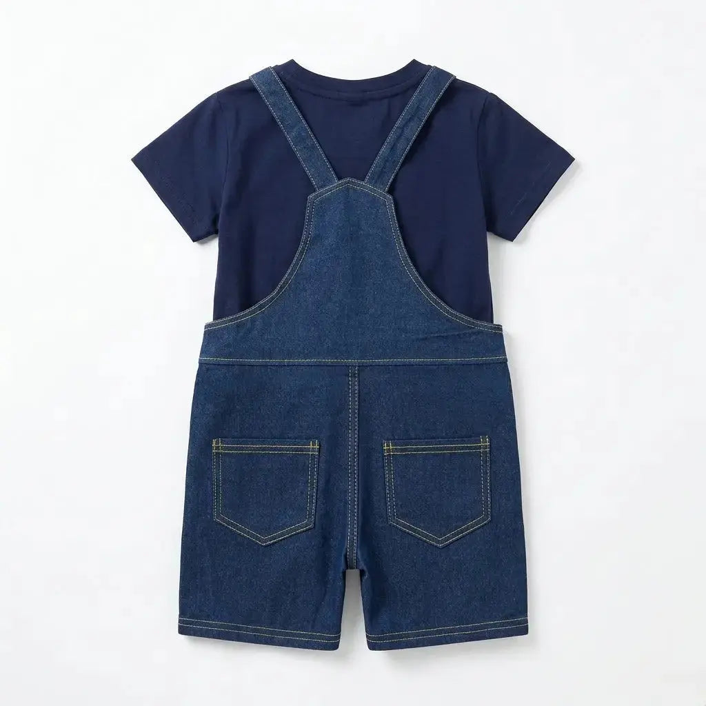 Boys 2-Piece Dungarees Set