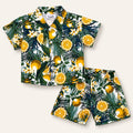 Boys Printed Green Co-ord Set