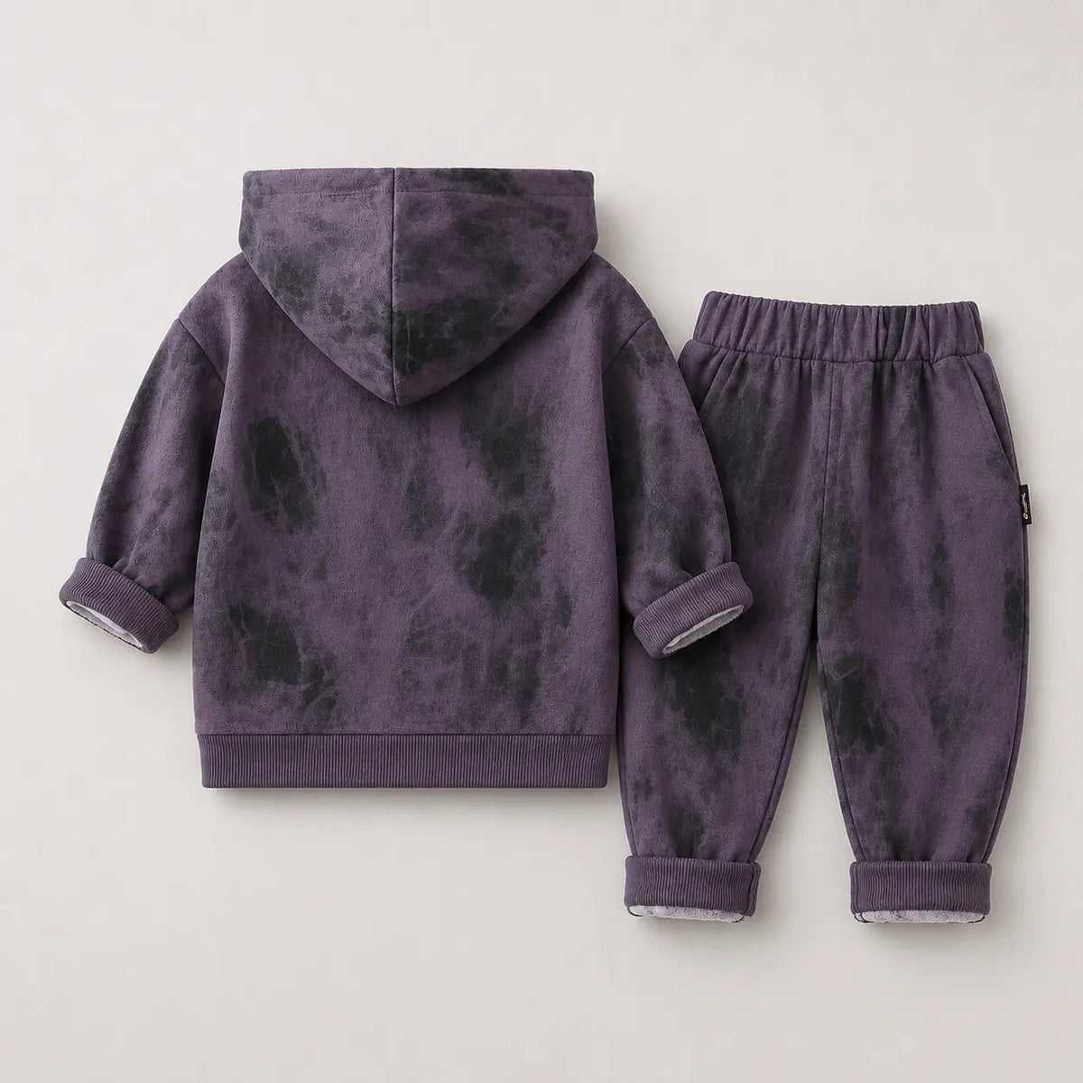 Boys Purple Hoodie & Joggers Set