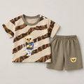Boys Printed T-Shirt With Shorts