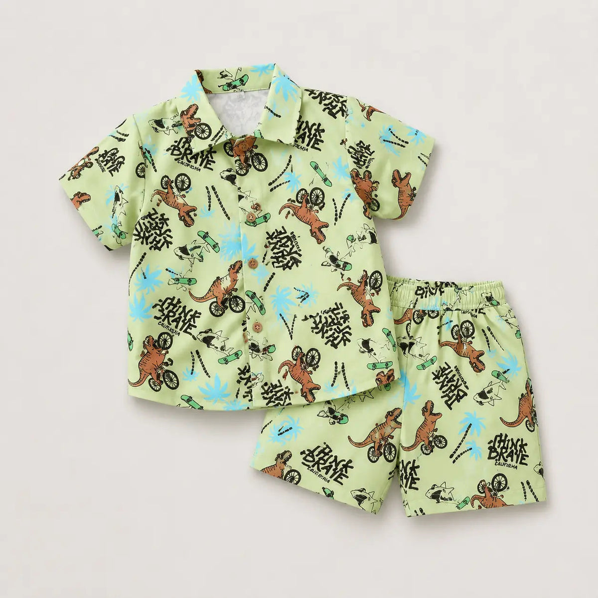 Boys Tropical Print Co-ord Set