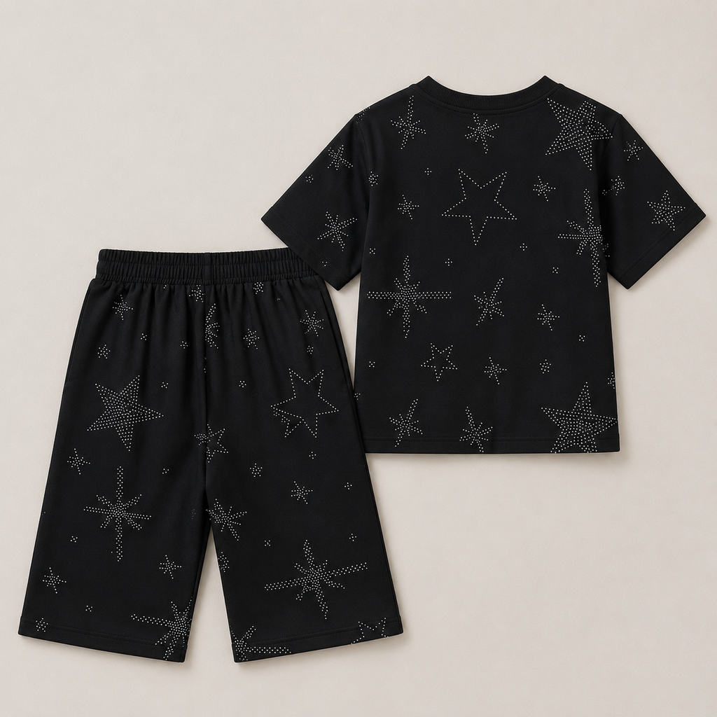 Boys Starry Designer Relaxed Fit Co-ord Set