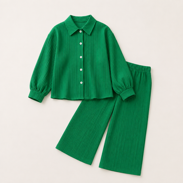 Girls Self-Design 2-Piece Co-Ord