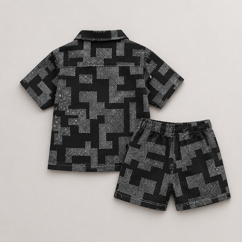 Boys Printed Designer Co-ord Set