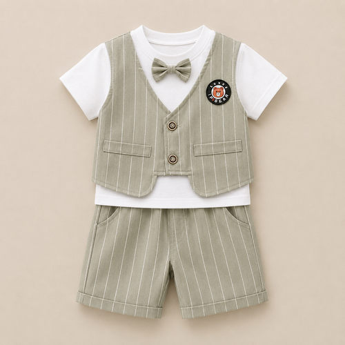 Boys Formal-Casual Vest Co-Ord Set