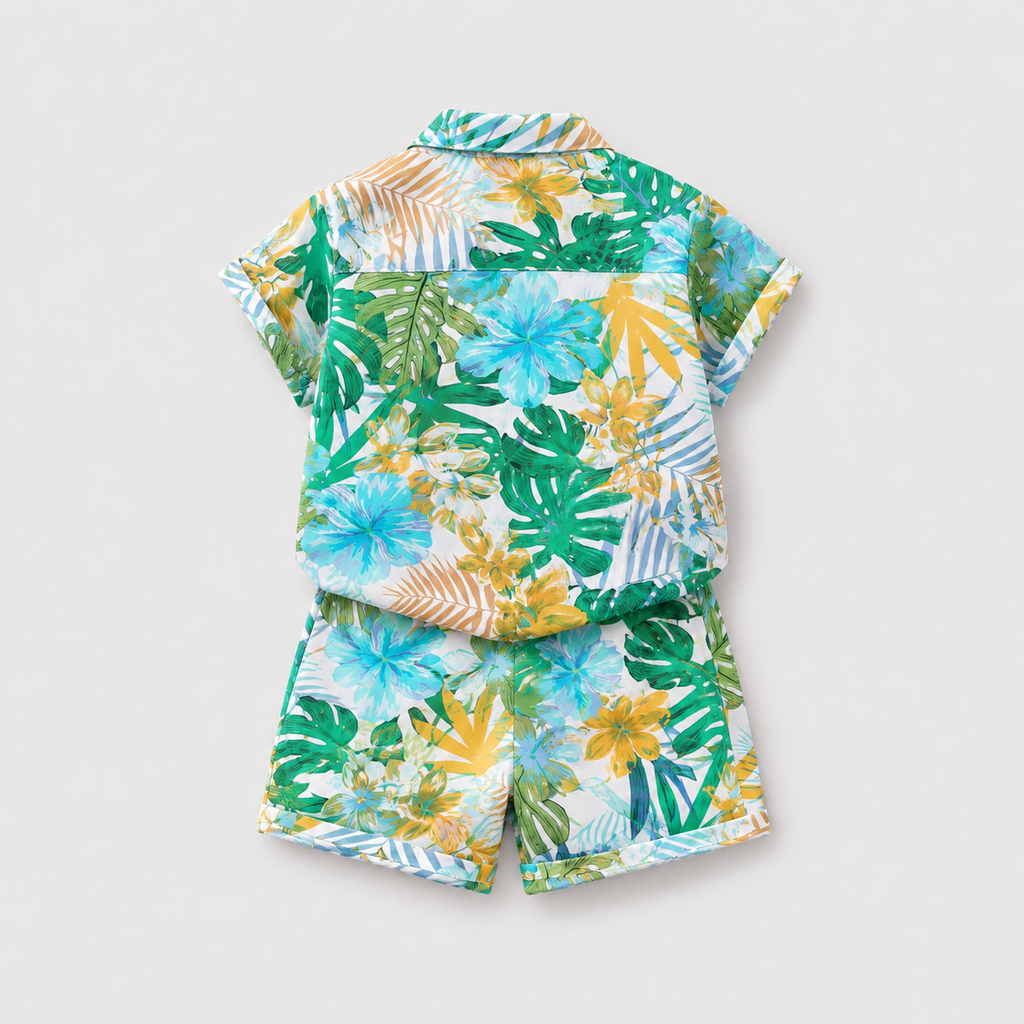 Boys Summer Printed Co-ord Set
