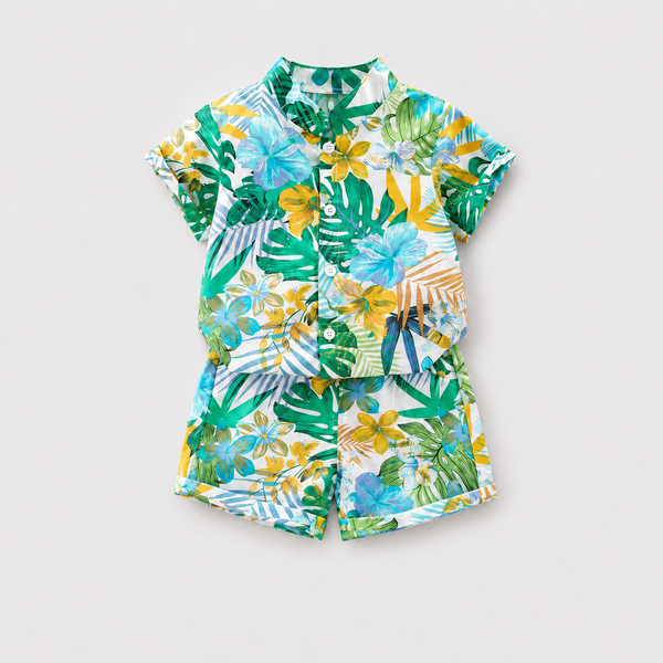 Boys Summer Printed Co-ord Set