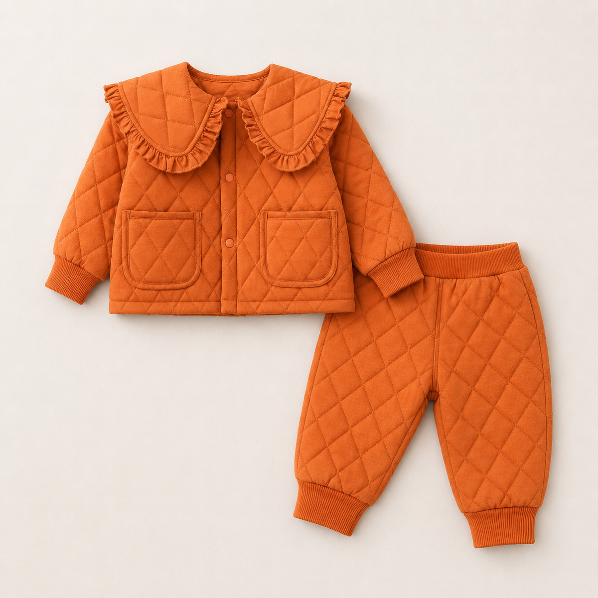 Girls Cozy Quilted Co-ord Set