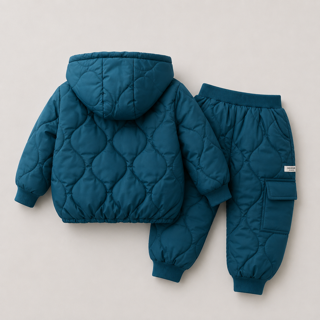 Boys Quilted-Fleece Winter Co-ord Set