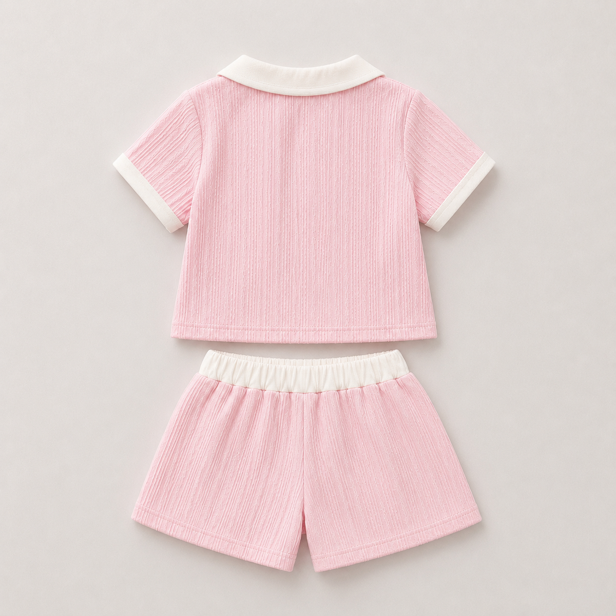 Girls Summer Pink Co-ord Set